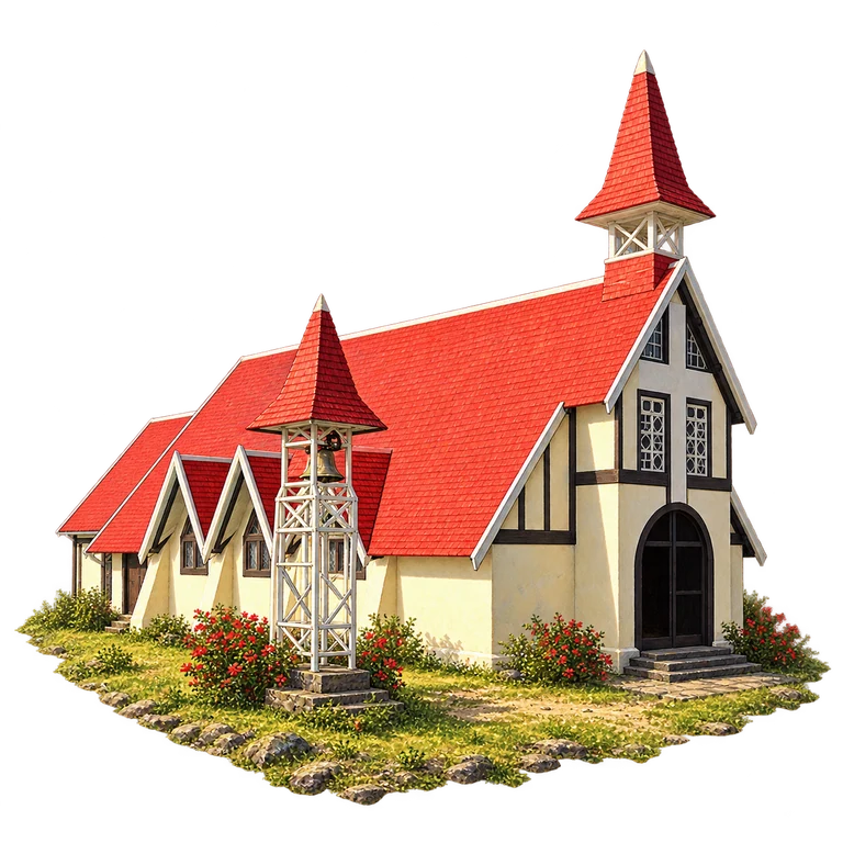 Illustration of Notre-Dame Auxiliatrice, Cap Malheureux