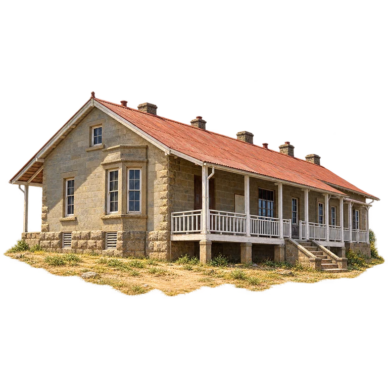 Illustration of Livingstonia’s Stone House