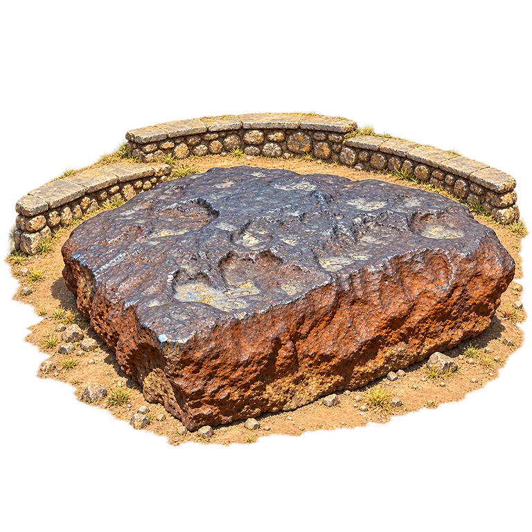 Illustration of Hoba Meteorite