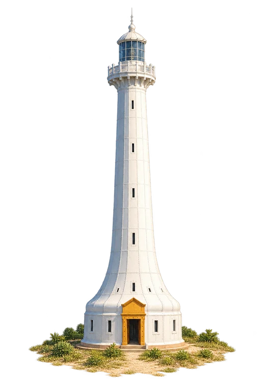 Illustration of Amédée Lighthouse