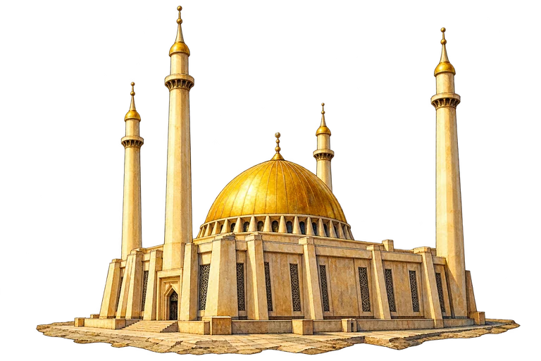 Illustration of Abuja National Mosque