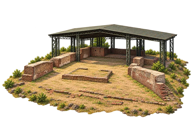 Illustration of León Viejo — Cathedral Foundations