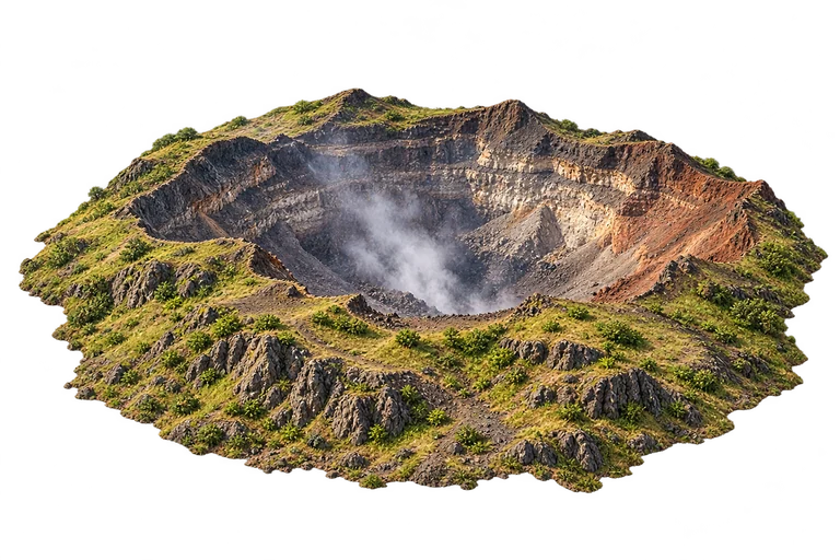 Illustration of Masaya — Santiago Crater