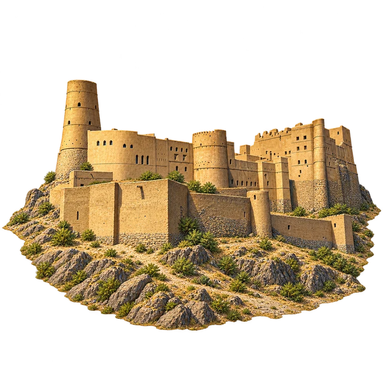 Illustration of Bahla Fort