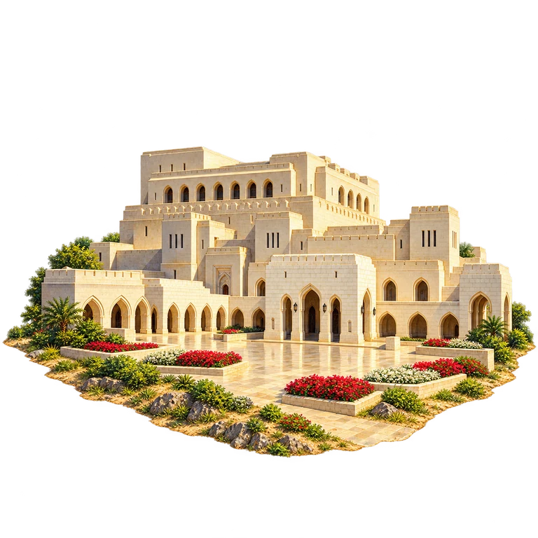 Illustration of Royal Opera House Muscat — Main Hall