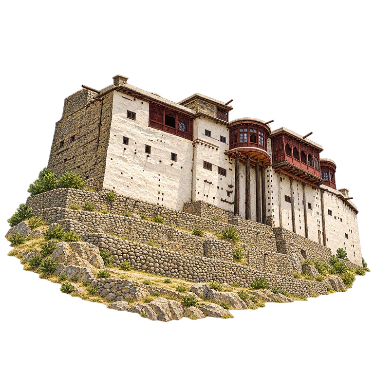 Illustration of Baltit Fort