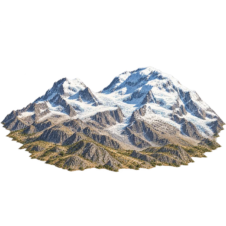 Illustration of Huascarán — Twin-Summit Massif