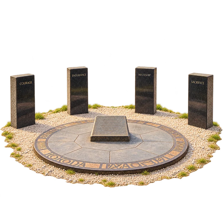 Illustration of Isurava Memorial