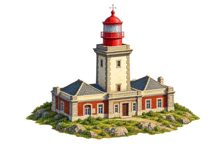 Illustration of Cabo da Roca Lighthouse