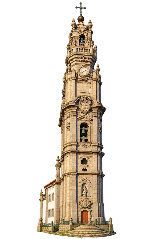 Illustration of Clérigos Tower, Porto