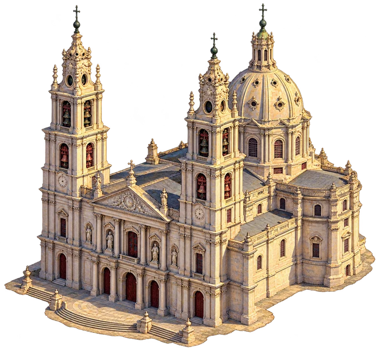 Illustration of Mafra Basilica