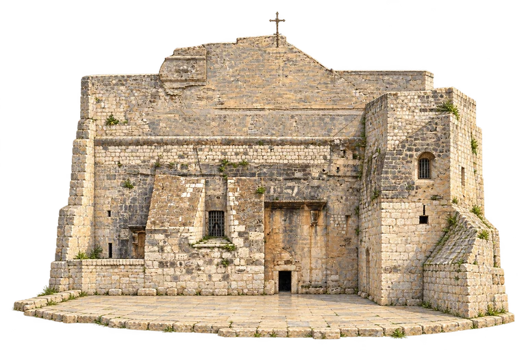 Illustration of Church of the Nativity — western entrance