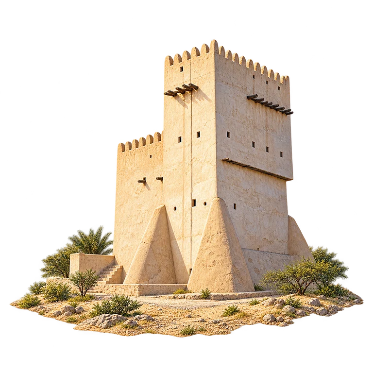 Illustration of Western Barzan Tower