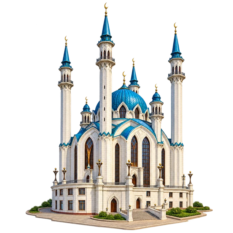 Illustration of Kul Sharif Mosque