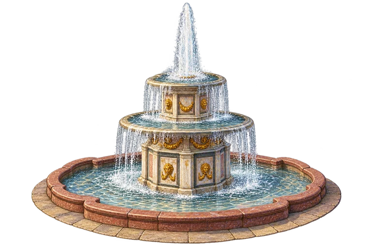 Illustration of Peterhof — Eastern Roman Fountain