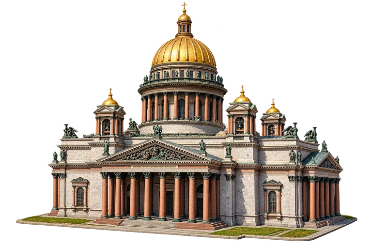 Illustration of Saint Isaac’s Cathedral