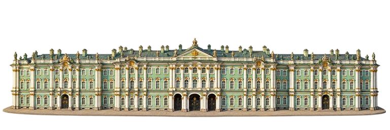 Illustration of The Winter Palace’s Square Frontage