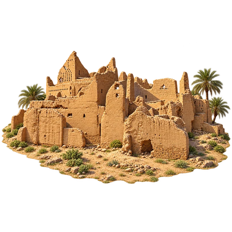 Illustration of Salwa Palace Ruins