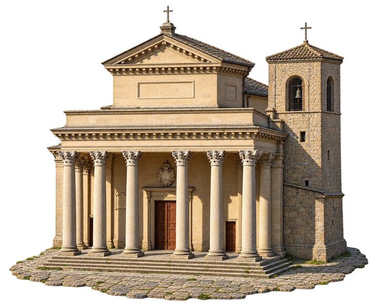 Illustration of Basilica of Saint Marinus