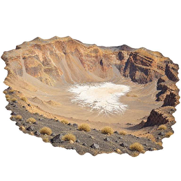 Illustration of Emi Koussi Inner Crater