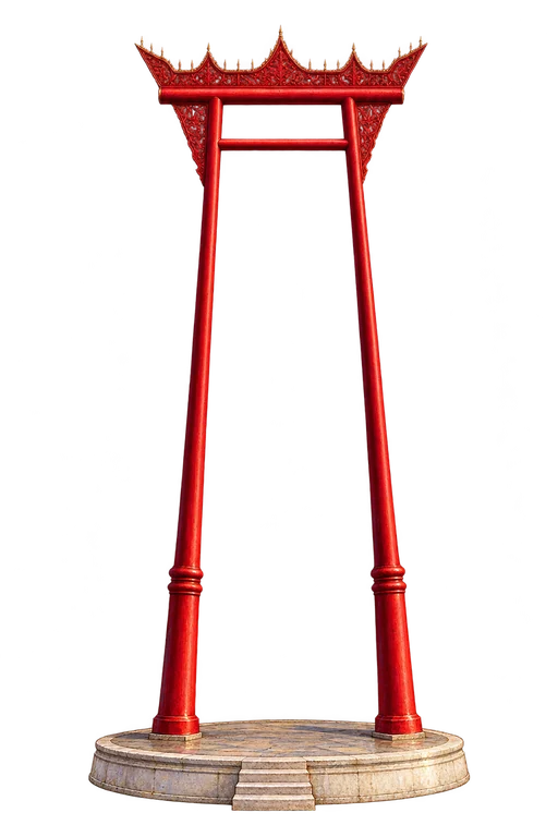 Illustration of Giant Swing, Bangkok