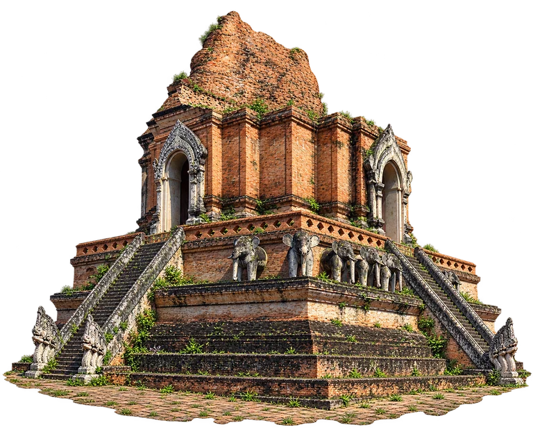 Illustration of Wat Chedi Luang — Great Chedi