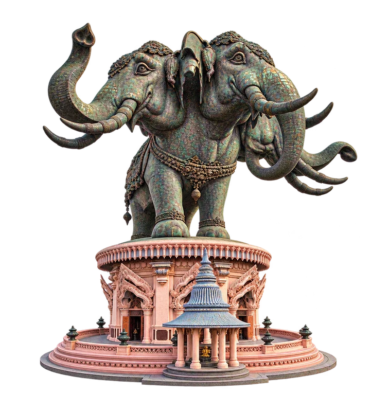 Illustration of Erawan Museum