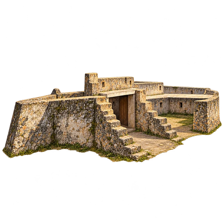Illustration of Balibo Fort’s Gateway