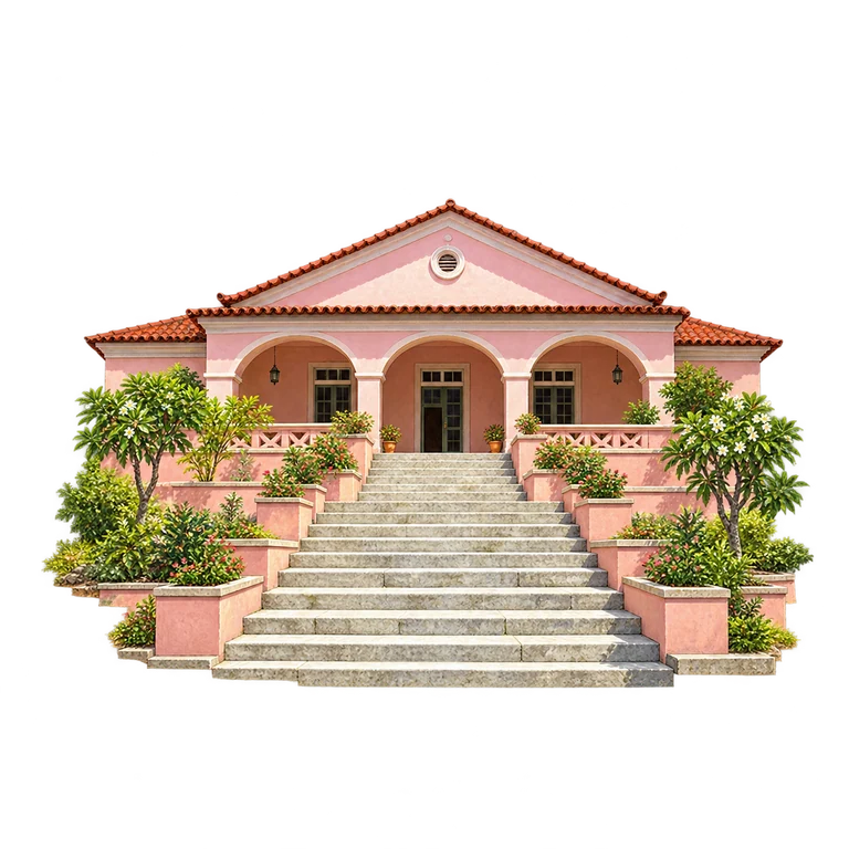 Illustration of Baucau Pousada’s Entrance