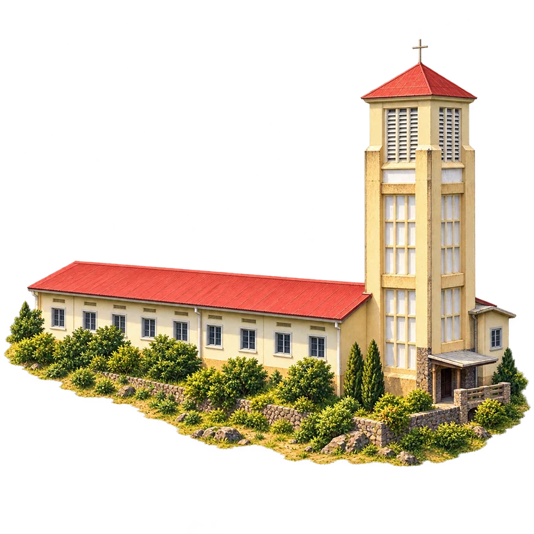 Illustration of Mount Saint Benedict Bell Tower