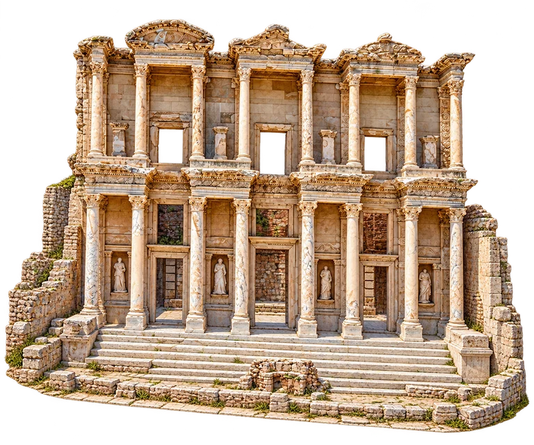 Illustration of Library of Celsus