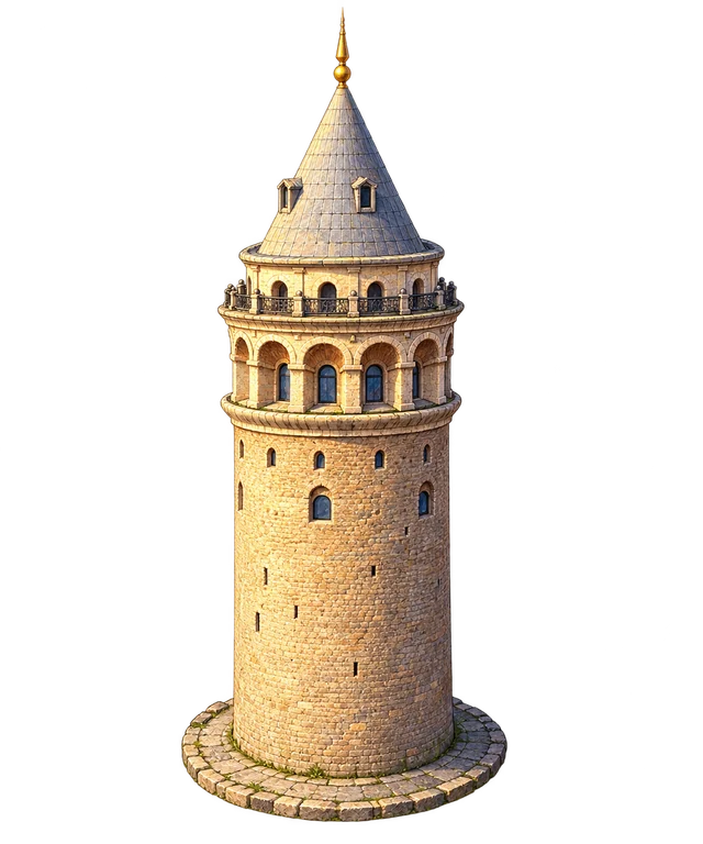 Illustration of Galata Tower