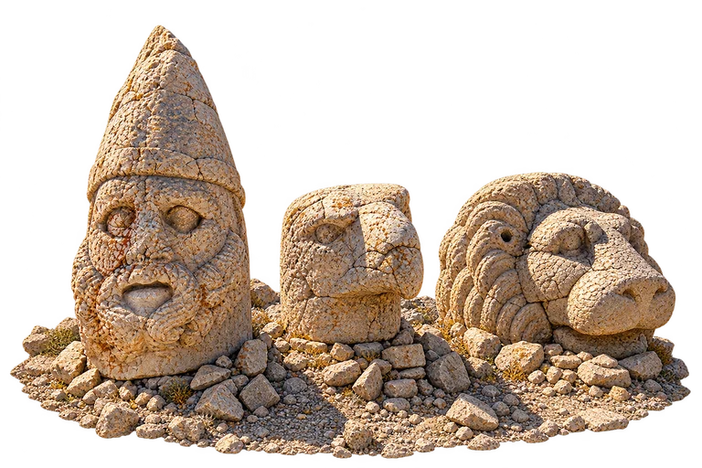 Illustration of Nemrut Dağ — East Terrace Heads