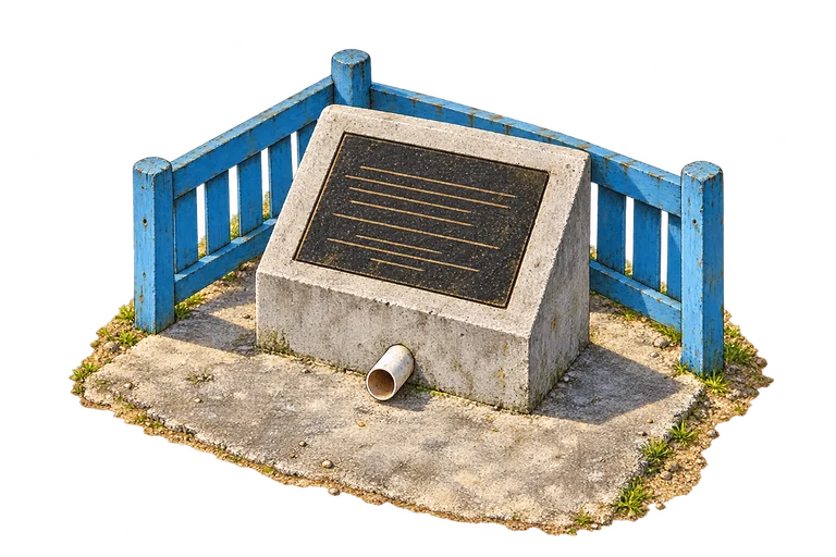 Illustration of David’s Drill Memorial