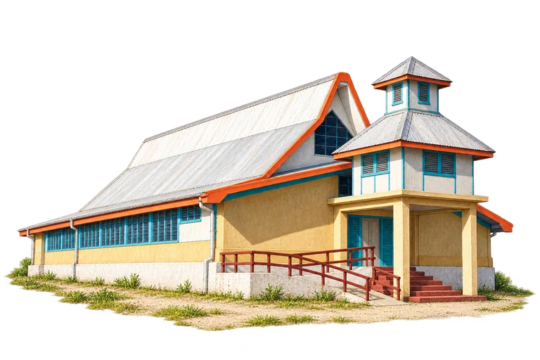Illustration of Fetu Ao Lima Church