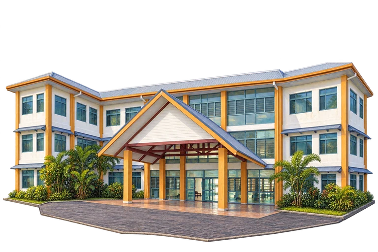 Illustration of Tuvalu Government Building