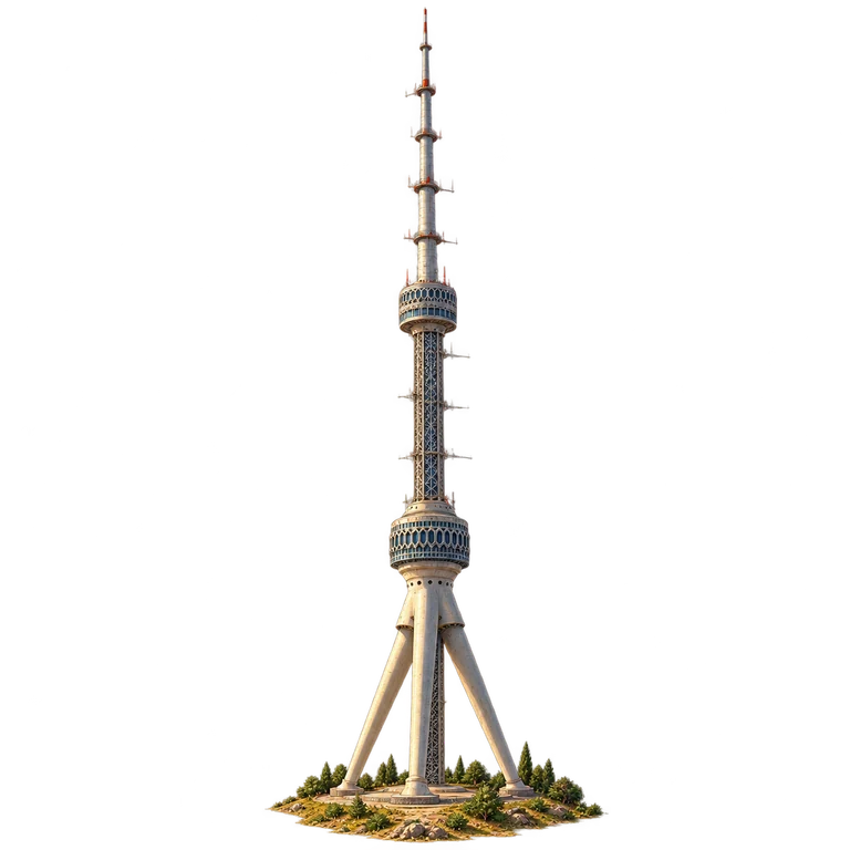 Illustration of Tashkent Television Tower