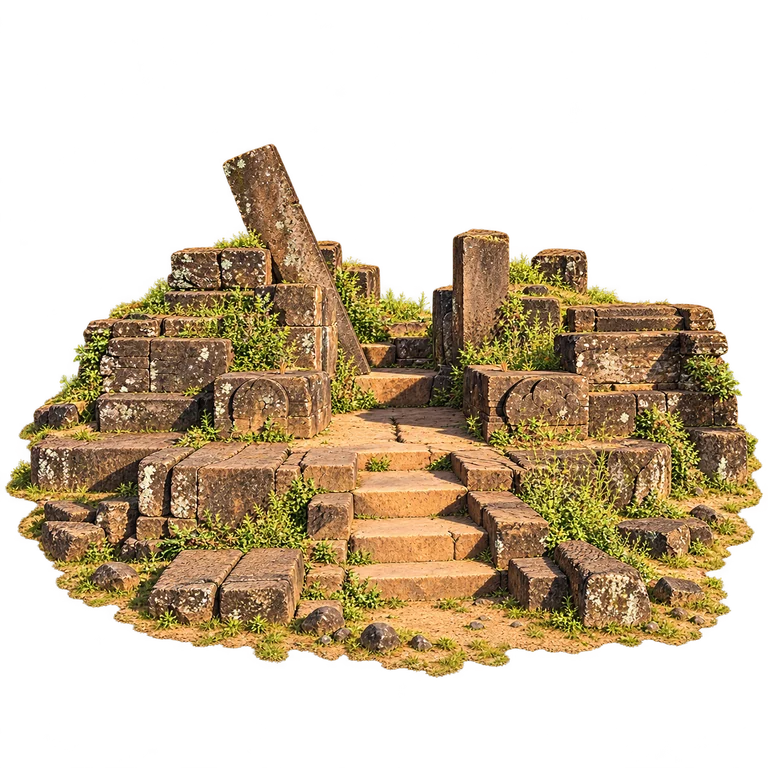 Illustration of Mỹ Sơn — Temple B1 Remains