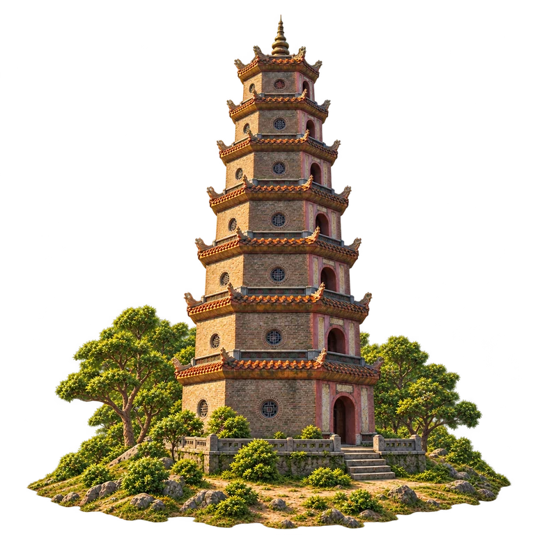 Illustration of Phước Duyên Tower