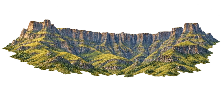 Illustration of Drakensberg Amphitheatre