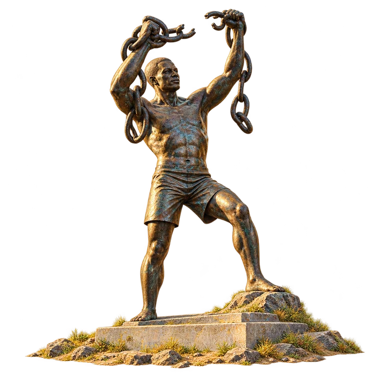 Illustration of Freedom Statue, Lusaka