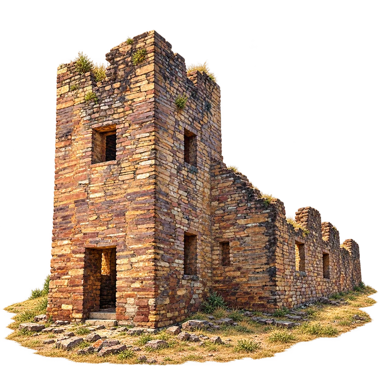 Illustration of Niamkolo Church Ruin