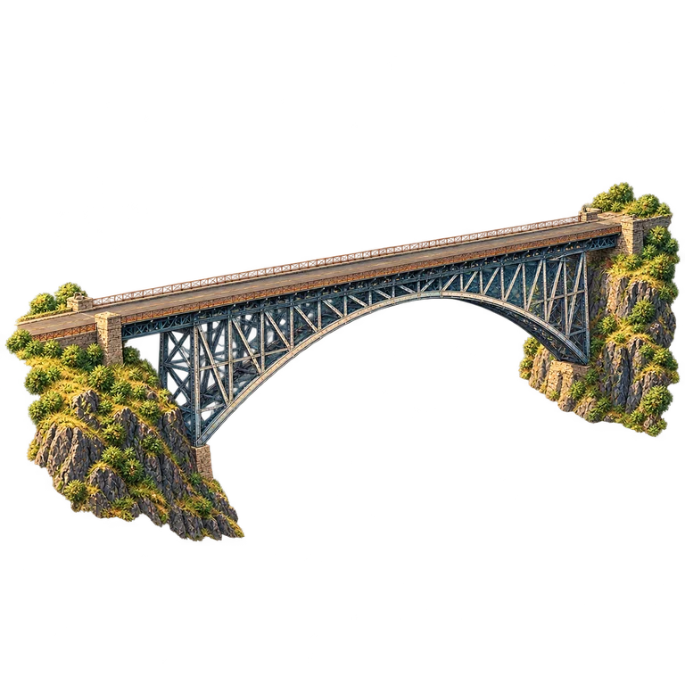 Illustration of Victoria Falls Bridge