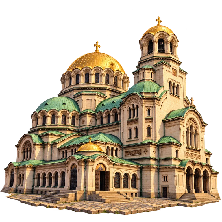 Illustration of Alexander Nevsky Cathedral — Sofia
