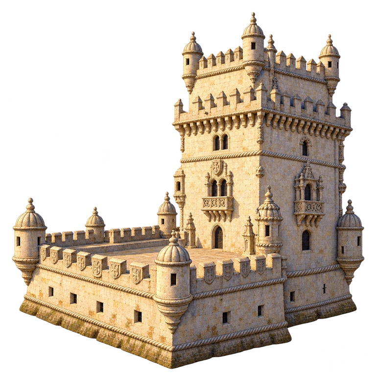 Illustration of Belém Tower