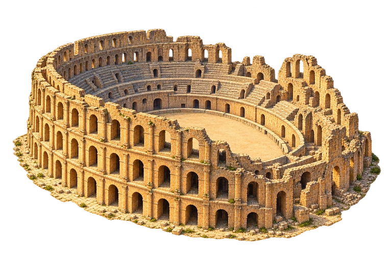 Illustration of Amphitheatre of El Jem