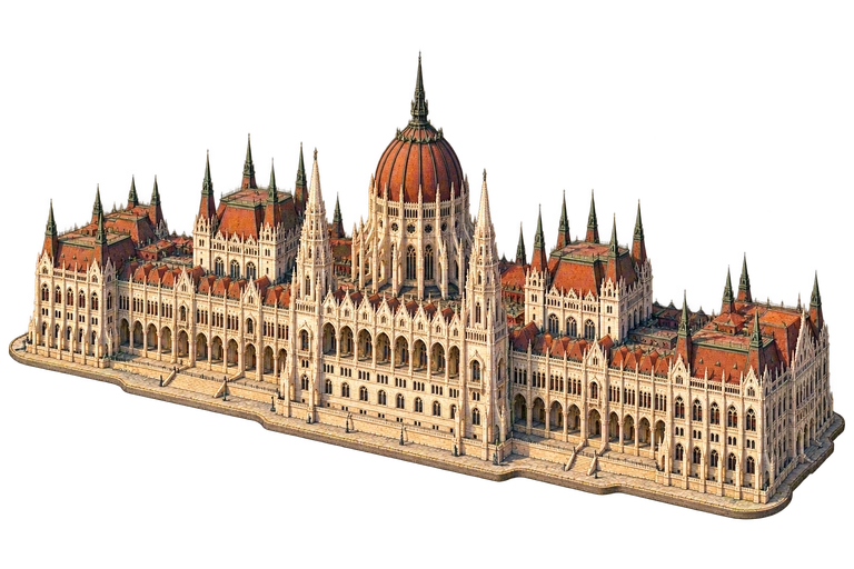 Illustration of Hungarian Parliament Building