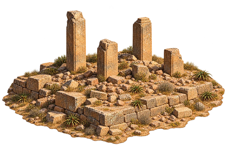 Illustration of Qohaito Cultural Landscape
