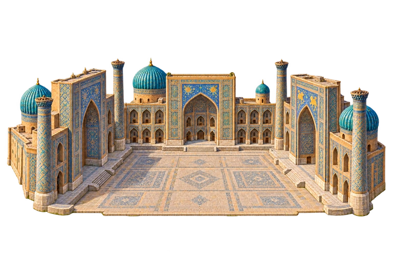 Illustration of The Registan Ensemble