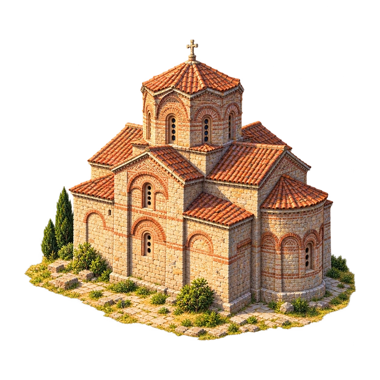 Illustration of Saint John at Kaneo